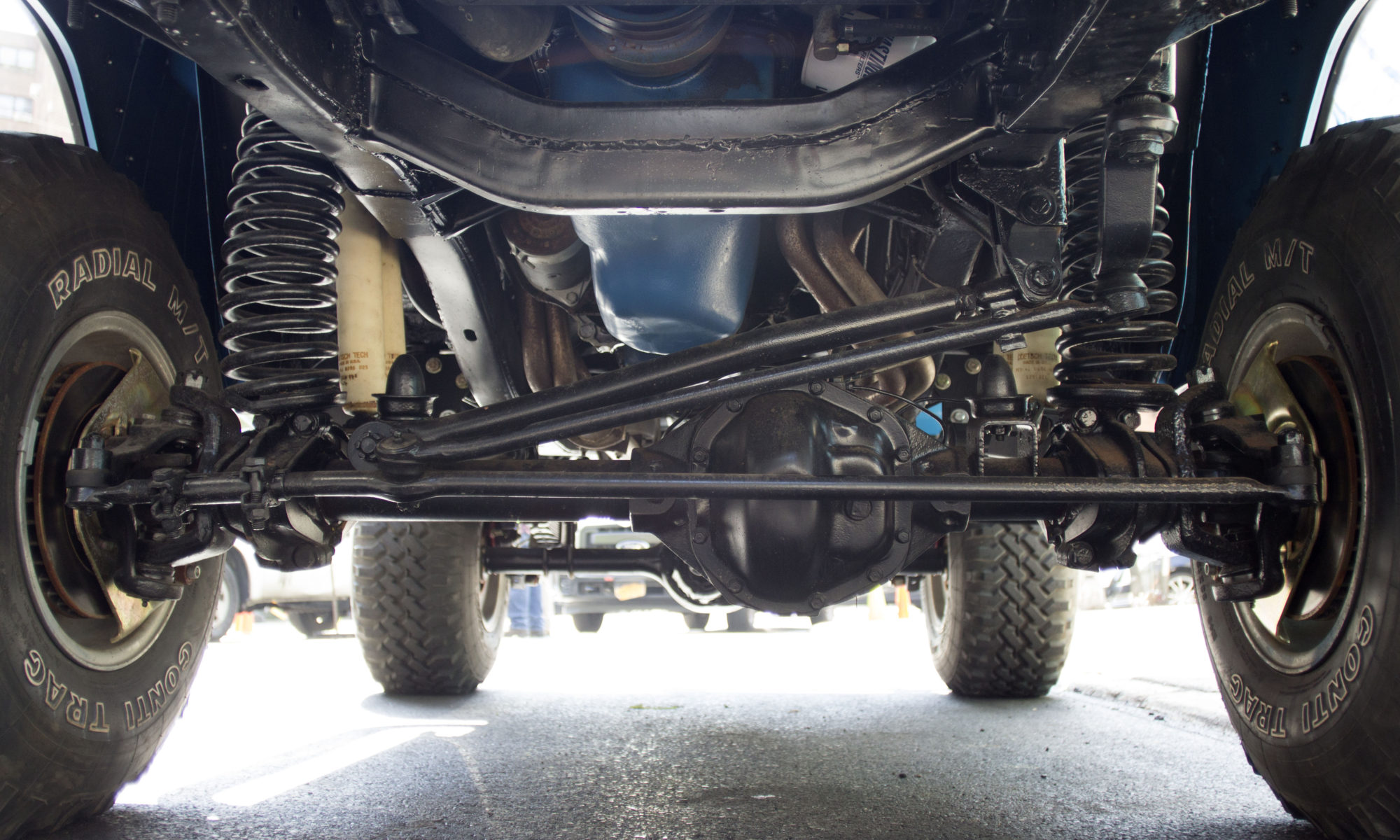 Bronco Restoration. Services: Full suspension upgrade and lift kit.