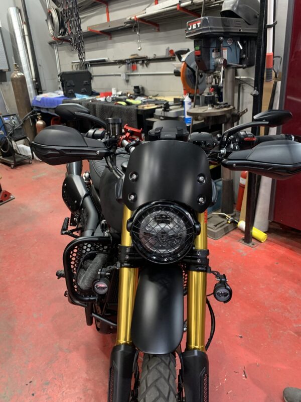 Triumph 1200 Scrambler custom build by AutoCraft NYC