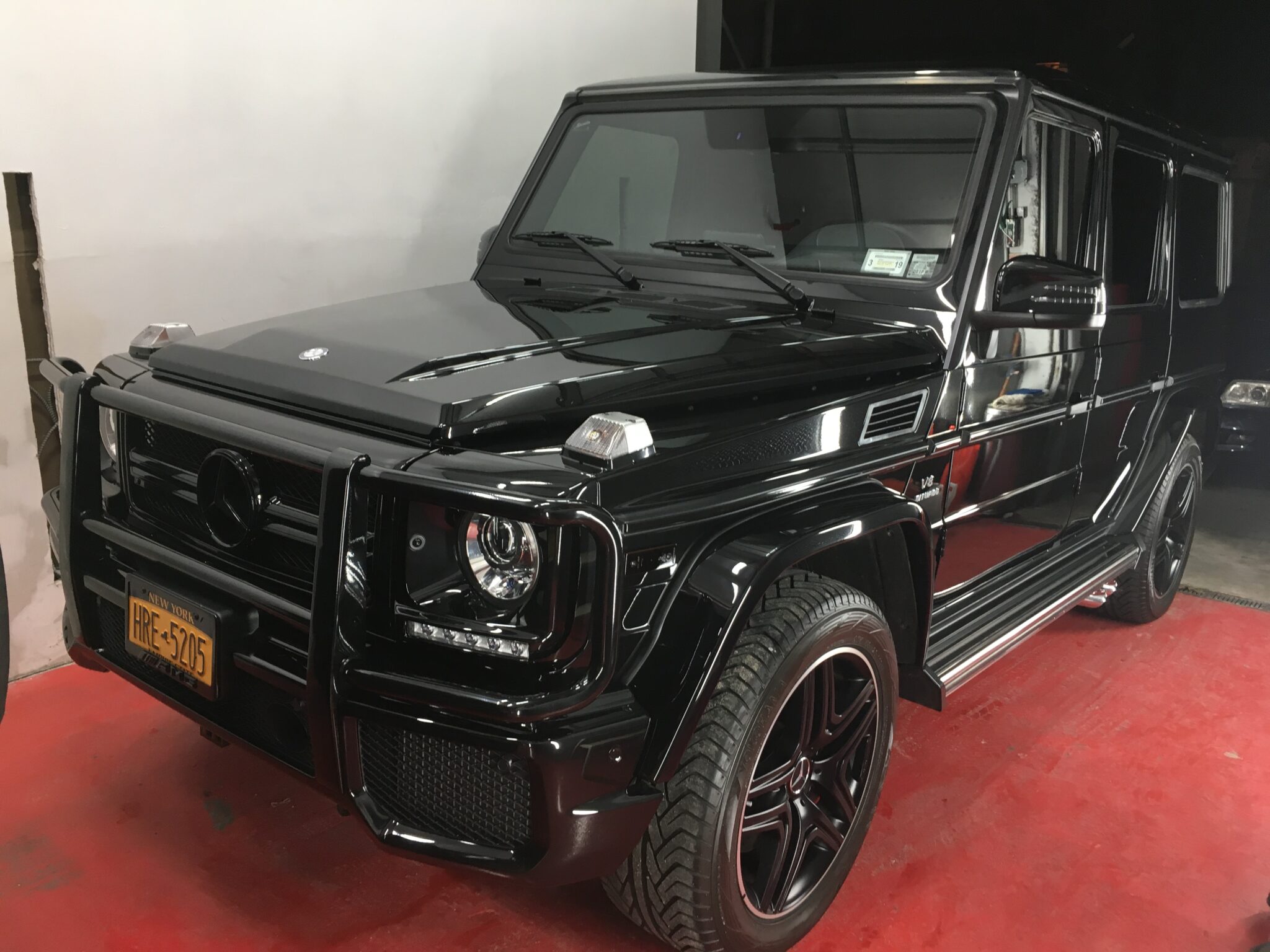 Gloss Black Mercedes G63 AMG at AutoCraft NYC