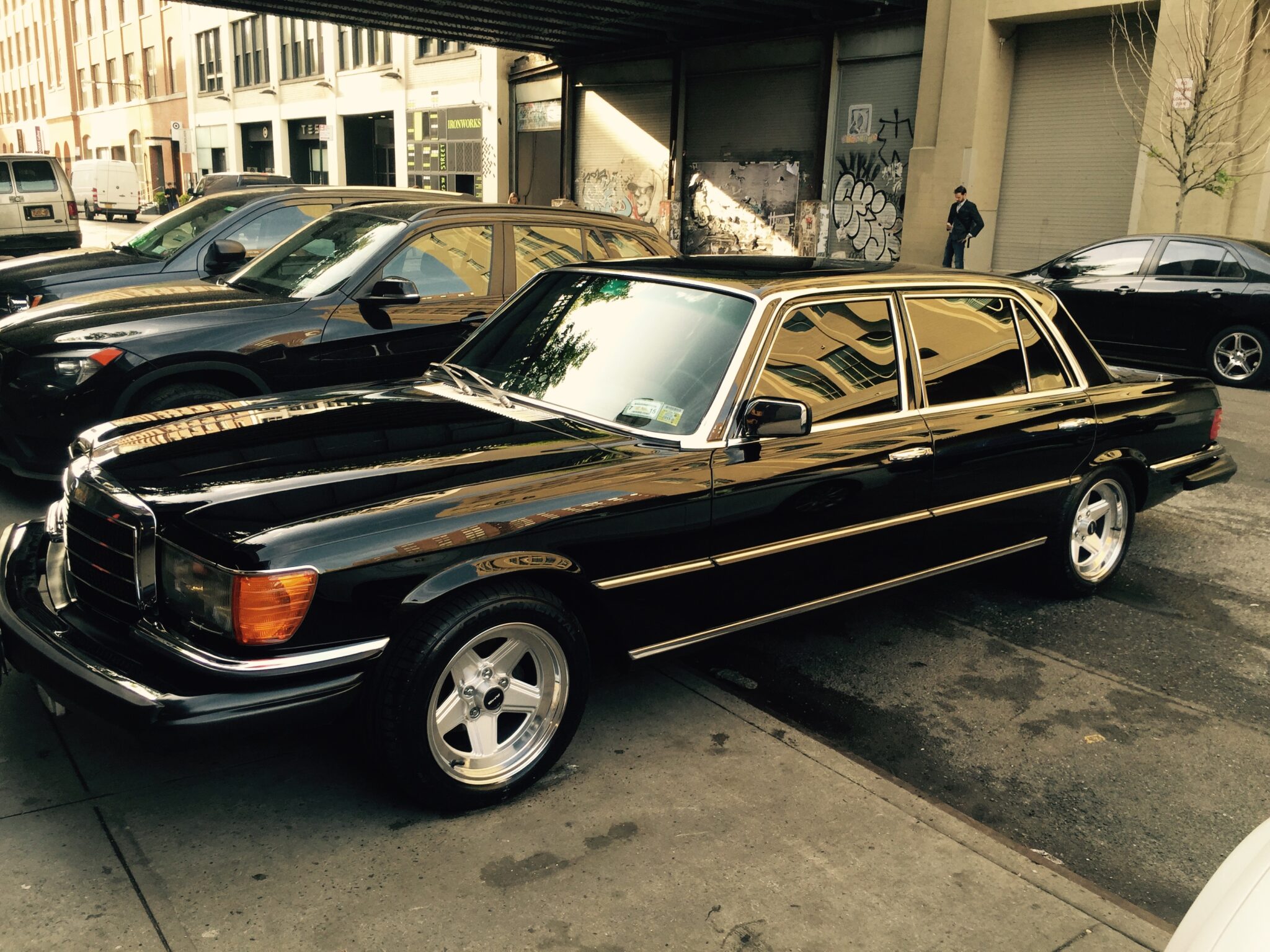 Mercedes 450 SEL 6.9 at AutoCraft NYC