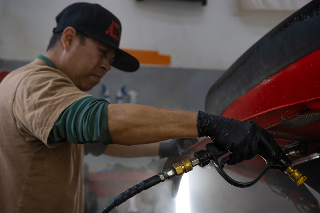 Edgar Espinoza, detailing specialist at AutoCraft NYC